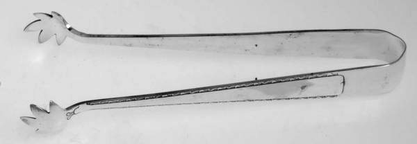 UNF737 (Nickel) Large Ice Serving Tongs