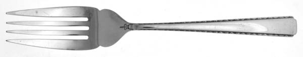 UNF737 (Nickel) Medium Solid Cold Meat Serving Fork