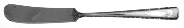UNF737 (Nickel) Flat Handle Butter Spreader