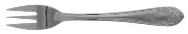 UNF1541 (Stainless, No Gold Accent, Plain Cameo) Cocktail/Seafood Fork
