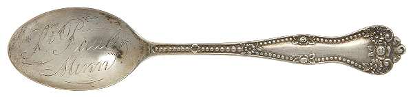 UNF741 (Sterling) Souvenir Spoon (Five O'Clock)