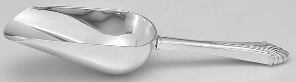 UNF1211 (Silverplate) Ice Scoop with Silverplate Bowl