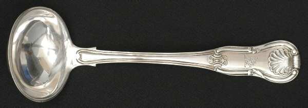 Ireland Sterling Flatware Solid Piece Cream Ladle