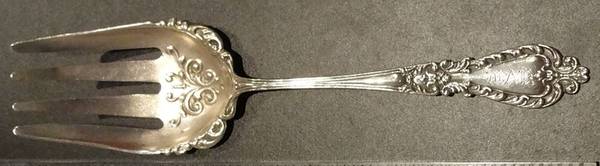 UNF1237 (Sterling) Large Solid Cold Meat Serving Fork