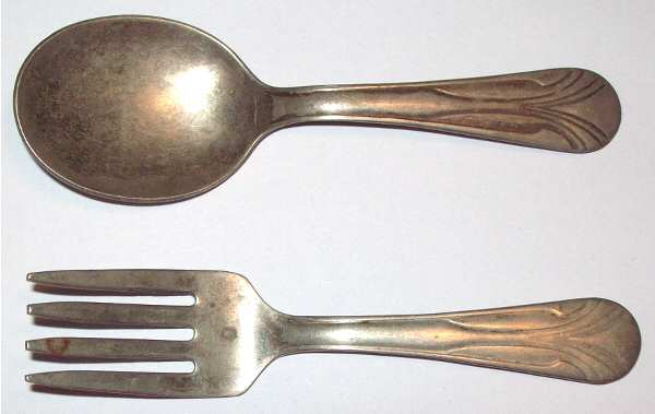 UNF1248 (Silverplate) Straight Handle Baby Spoon