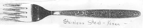 UNF1251 (Stainless) Fork