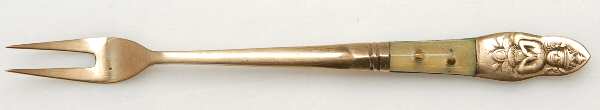 UNF1883 (Brass) Cocktail/Seafood Fork