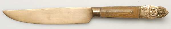 UNF1883 (Brass) Individual Steak Knife Hollow Handle