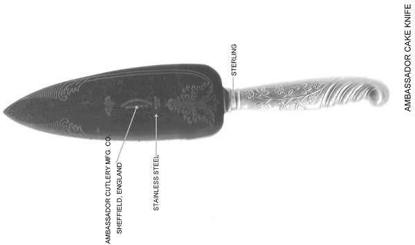 UNF752 (Sterling) Pie & Cake Server with Stainless Blade