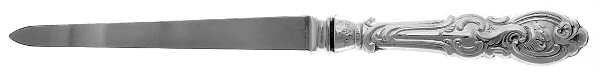 UNF1253 (Sterling) Letter Opener with Stainless Blade