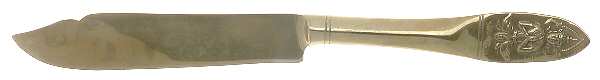 UNF754 (Brass) Individual Solid Fish Knife