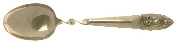 UNF754 (Brass) Large Solid Serving Spoon