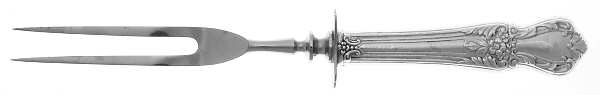 UNF1259 (Sterling) Small Steak Carving Fork with Stainless Prongs