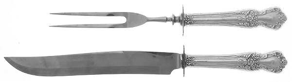 UNF1259 (Sterling) Small Stainless Blade 2-Piece Steak Carving Set
