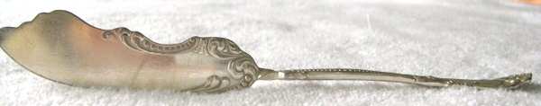 Unf1890 (Silverplate) Flat Twisted Handle Master Butter Knife