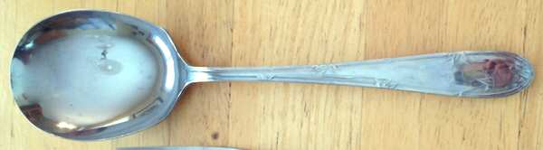 UNF756 (Stainless) Solid Smooth Casserole Spoon