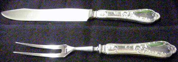 Unf1894 (Silverplate) Small Stainless Blade 2-Piece Steak Carving Set