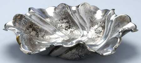 Portugal Sterling Hollowware Open Candy Dish