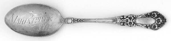 UNF1830 (Sterling) Souvenir Spoon (Five O'Clock)