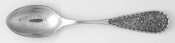 Sterling Filigree Flatware Souvenir Spoon (Demitasse)