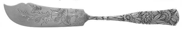 UNF1299 (Sterling) Flat Handle Bright Cut Master Butter