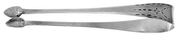 Coin Silver Flatware Large Sugar Tongs