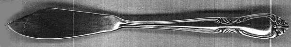 UNF1917(Stainless) Flat Handle Master Butter Knife