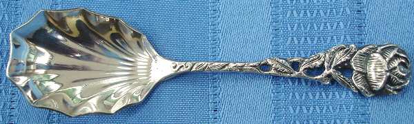 Hildesheimer Rose  (Silverplate) Sugar Shell Spoon