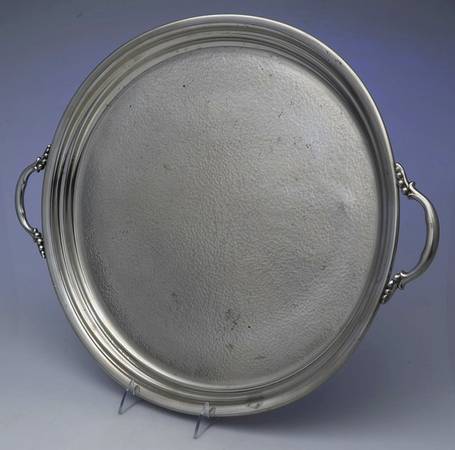 Shirley Pewter Hollowware Large Waiter Tray