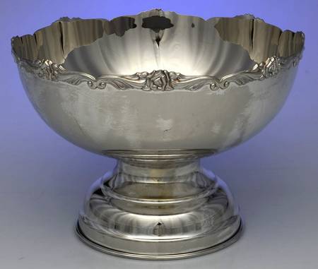 Japan Silverplate Hollowware Punch Bowl