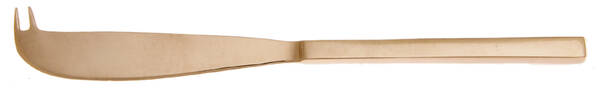 UNF1950 (Brass) 2 Prong Solid Handle Cheese/Bar Knife