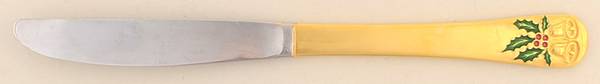 UNF1951 (Gold Electroplate) Modern Solid Knife