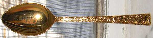 UNF1327 (Gold Electroplate) Teaspoon
