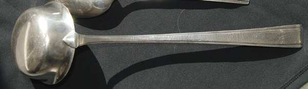 Fob (Silverplate) Solid Soup Ladle