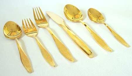UNF1965 (Gold Electroplate) by Unknown Mfg Silver