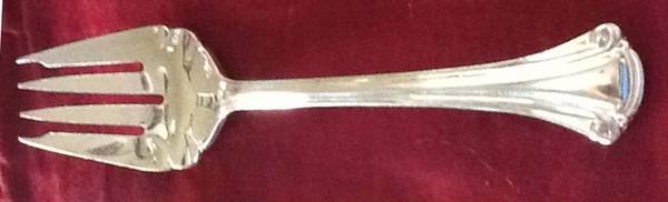 Lady Anne (Silverplate) Medium Solid Cold Meat Serving Fork