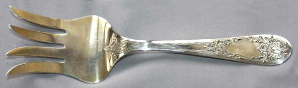 6809-181 (Sterling) Medium Solid Cold Meat Serving Fork