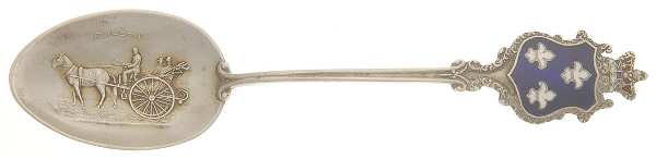 Canada Souvenir Spoons (Sterling) Canada Five O'Clock Spoon