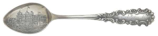 States & Cities Souvenir Spoons (Sterling) Maryland Demitasse Spoon