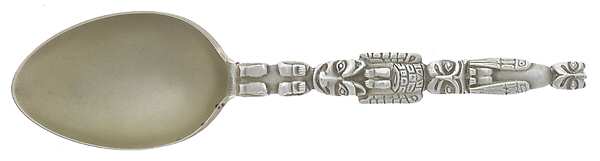 States & Cities Souvenir Spoons (Sterling) Alaska Teaspoon