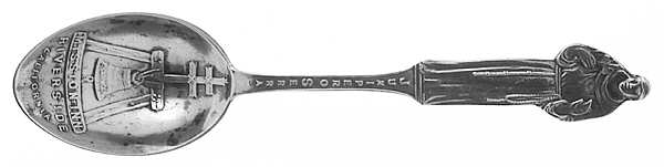 States & Cities Souvenir Spoons (Sterling) California Demitasse Spoon