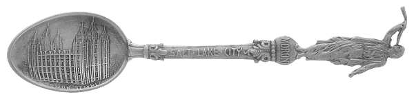 States & Cities Souvenir Spoons (Sterling) Utah Demitasse Spoon