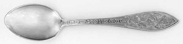 States & Cities Souvenir Spoons (Sterling) Wyoming Demitasse Spoon