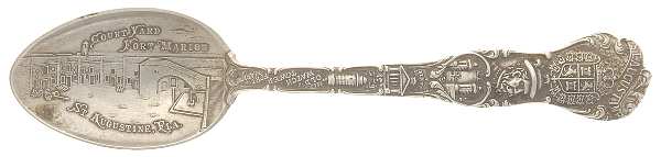 States & Cities Souvenir Spoons (Sterling) Florida Teaspoon