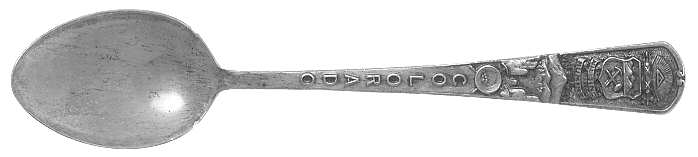 States & Cities Souvenir Spoons (Sterling) Colorado Demitasse Spoon