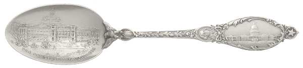 States & Cities Souvenir Spoons (Sterling) Washington DC Five O'Clock Spoon
