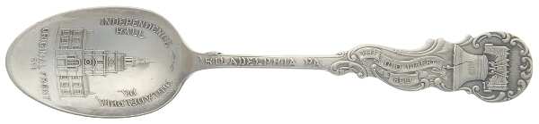 States & Cities Souvenir Spoons (Sterling) Pennsylvania Demitasse Spoon