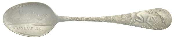 States & Cities Souvenir Spoons (Sterling) Oregon Demitasse Spoon