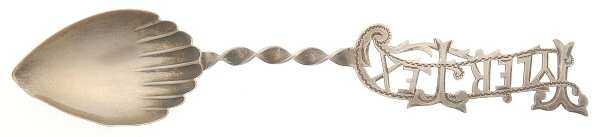 States & Cities Souvenir Spoons (Sterling) Texas Demitasse Spoon