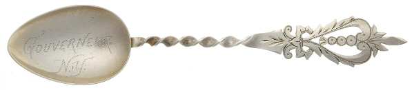 States & Cities Souvenir Spoons (Sterling) New York Five O'Clock Spoon
